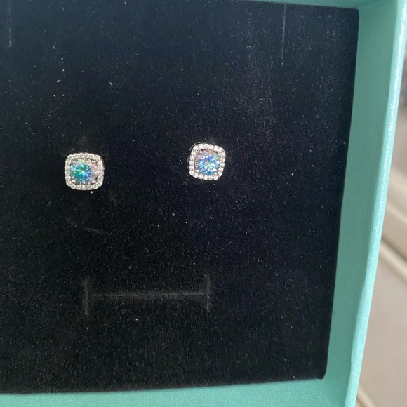 Mystic Topaz Stud Earrings - Picture 5 of 5